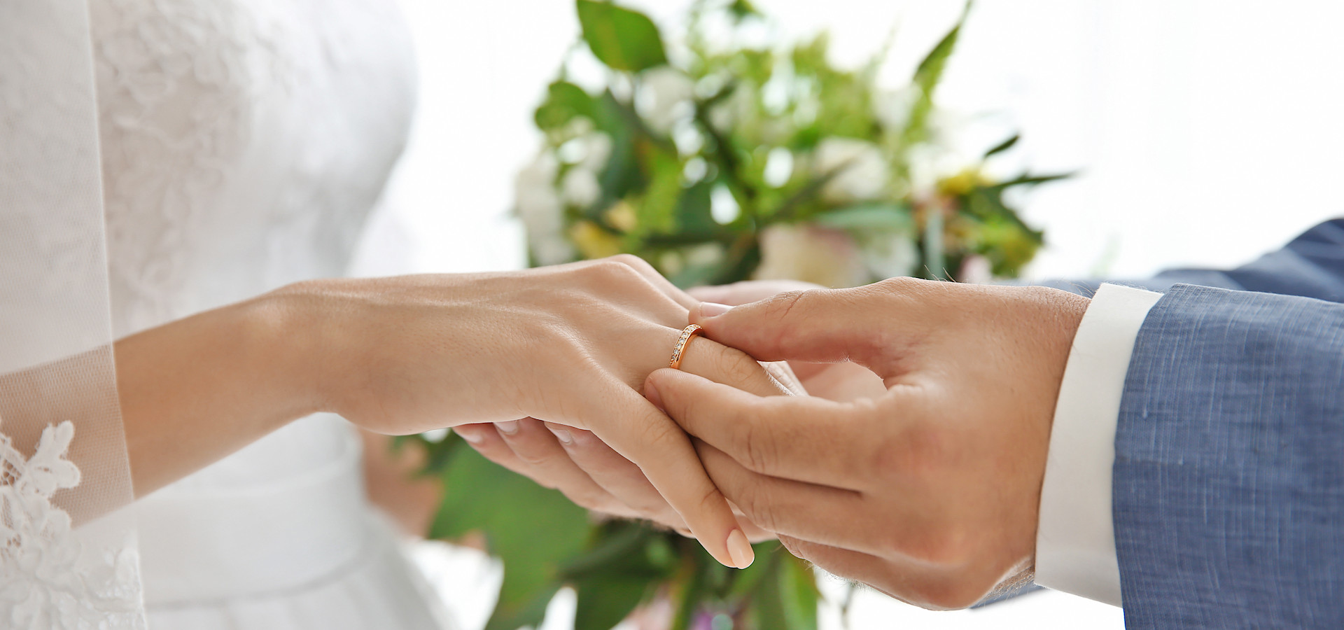 Putting the ring on the finger